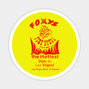 Retro Vintage Foxy's Firehouse Casino Las Vegas Magnet